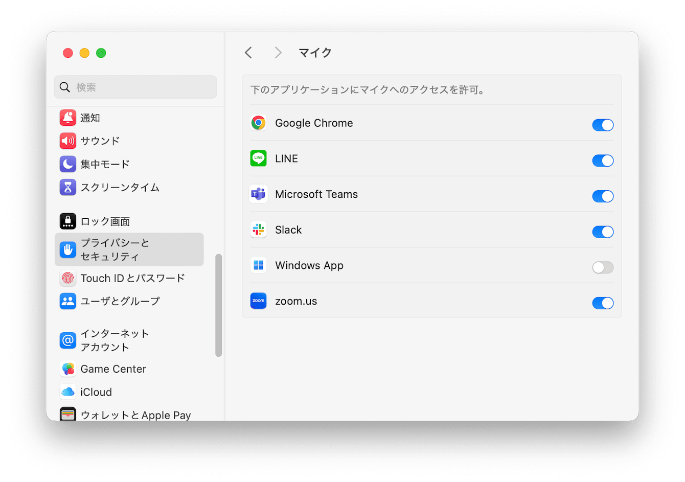 Slackがオンかどうかを確認する